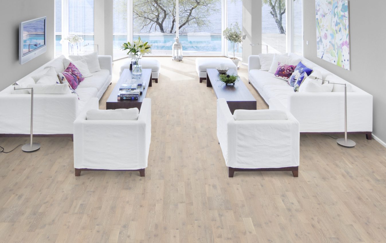 Паркетная доска Kahrs Гармония Дуб Ракушка Shell 153N6BEKS1KW240 Lively 2423×200×15